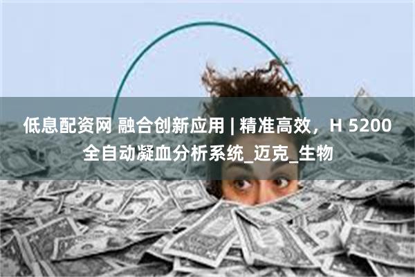 低息配资网 融合创新应用 | 精准高效，H 5200全自动凝血分析系统_迈克_生物