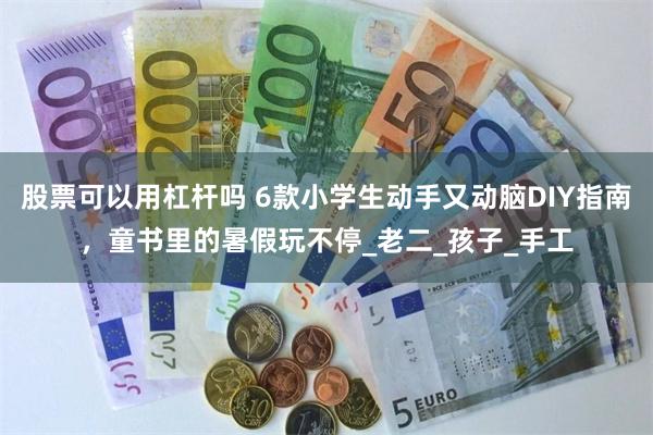 股票可以用杠杆吗 6款小学生动手又动脑DIY指南，童书里的暑假玩不停_老二_孩子_手工