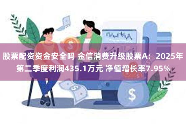 股票配资资金安全吗 金信消费升级股票A：2025年第二季度利润435.1万元 净值增长率7.95%