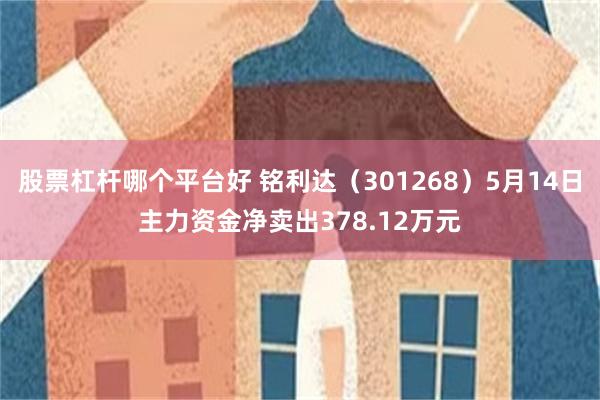 股票杠杆哪个平台好 铭利达（301268）5月14日主力资金净卖出378.12万元
