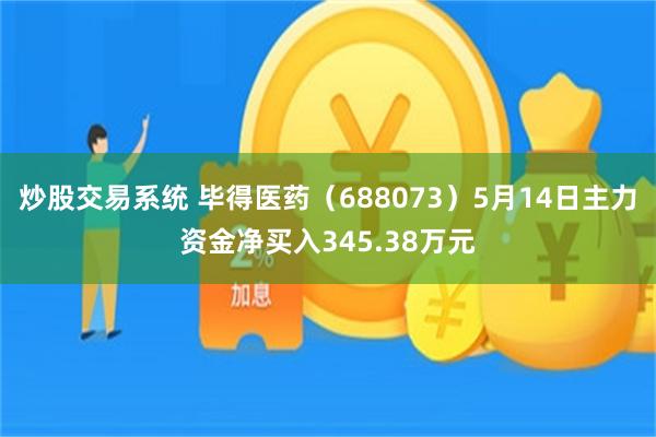 炒股交易系统 毕得医药（688073）5月14日主力资金净买入345.38万元