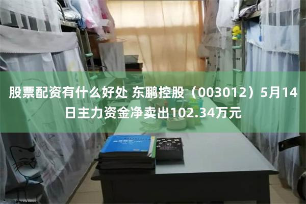 股票配资有什么好处 东鹏控股（003012）5月14日主力资金净卖出102.34万元