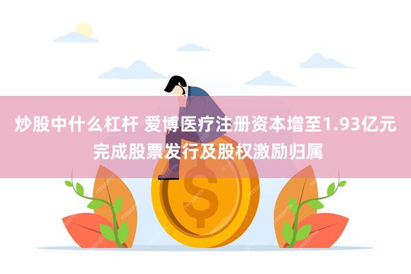 炒股中什么杠杆 爱博医疗注册资本增至1.93亿元 完成股票发行及股权激励归属