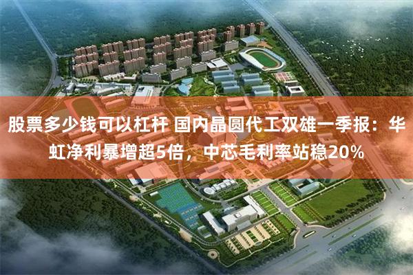 股票多少钱可以杠杆 国内晶圆代工双雄一季报：华虹净利暴增超5倍，中芯毛利率站稳20%