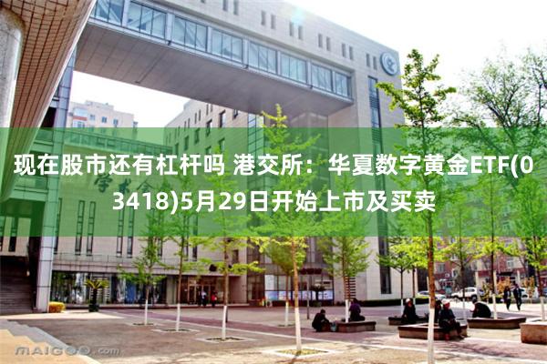 现在股市还有杠杆吗 港交所：华夏数字黄金ETF(03418)5月29日开始上市及买卖