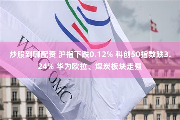 炒股到哪配资 沪指下跌0.12% 科创50指数跌3.24% 华为欧拉、煤炭板块走强