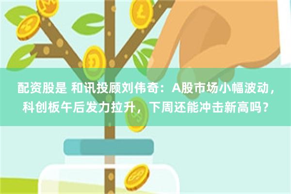 配资股是 和讯投顾刘伟奇：A股市场小幅波动，科创板午后发力拉升，下周还能冲击新高吗？