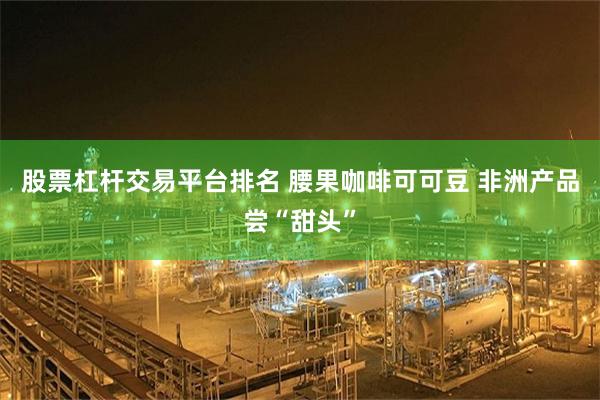 股票杠杆交易平台排名 腰果咖啡可可豆 非洲产品尝“甜头”