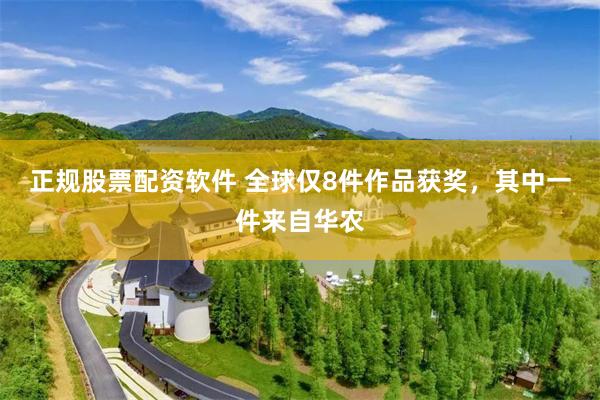 正规股票配资软件 全球仅8件作品获奖，其中一件来自华农