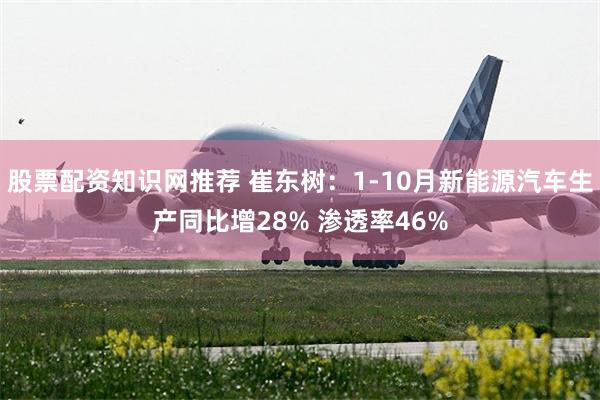 股票配资知识网推荐 崔东树：1-10月新能源汽车生产同比增28% 渗透率46%