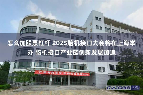 怎么加股票杠杆 2025脑机接口大会将在上海举办 脑机接口产业链创新发展加速