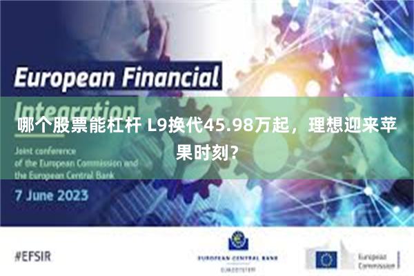 哪个股票能杠杆 L9换代45.98万起，理想迎来苹果时刻？