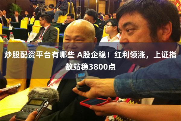 炒股配资平台有哪些 A股企稳！红利领涨，上证指数站稳3800点