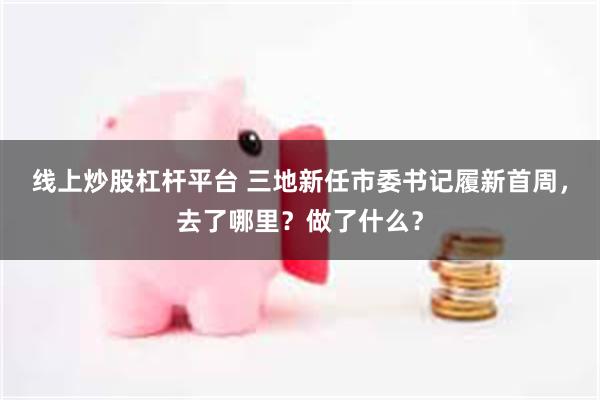 线上炒股杠杆平台 三地新任市委书记履新首周，去了哪里？做了什么？