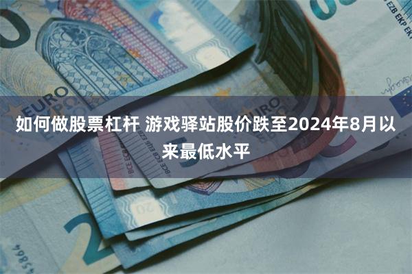 如何做股票杠杆 游戏驿站股价跌至2024年8月以来最低水平