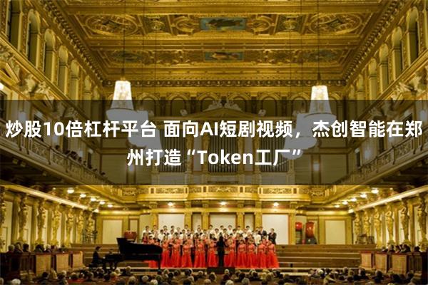 炒股10倍杠杆平台 面向AI短剧视频，杰创智能在郑州打造“Token工厂”